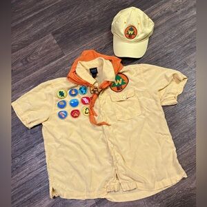 Our Universe Disney Pixar Up Russell Camp Button Up Wilderness Explorer Hat
